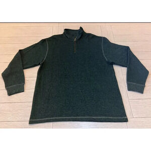 Red Head quarter zip men’s hunter‎ green sz XL sweater. Cotton, poly blend.